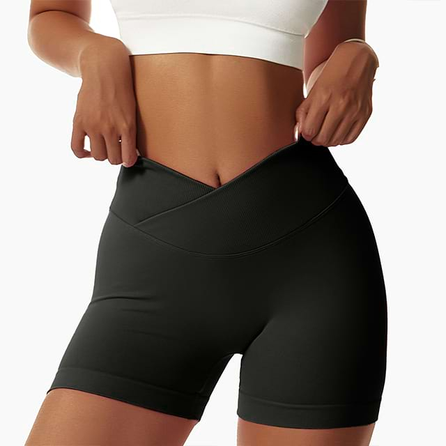 Seamless High-Rise Yoga Shorts