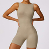 Seamless Yoga Bodysuit Short