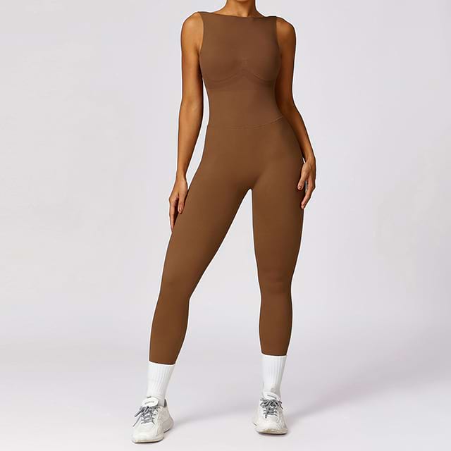 Seamless Yoga Bodysuit Full Length Legging