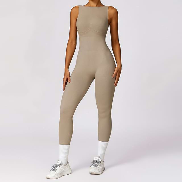 Seamless Yoga Bodysuit Full Length Legging