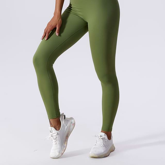 High-Waist Seamless Yoga Pants