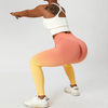 Ombré High-Waisted Seamless Yoga Leggings