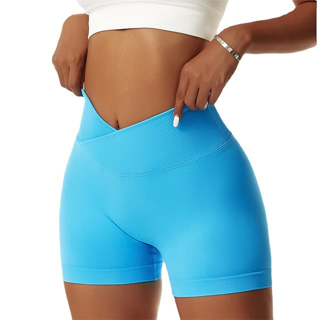 Seamless High-Rise Yoga Shorts