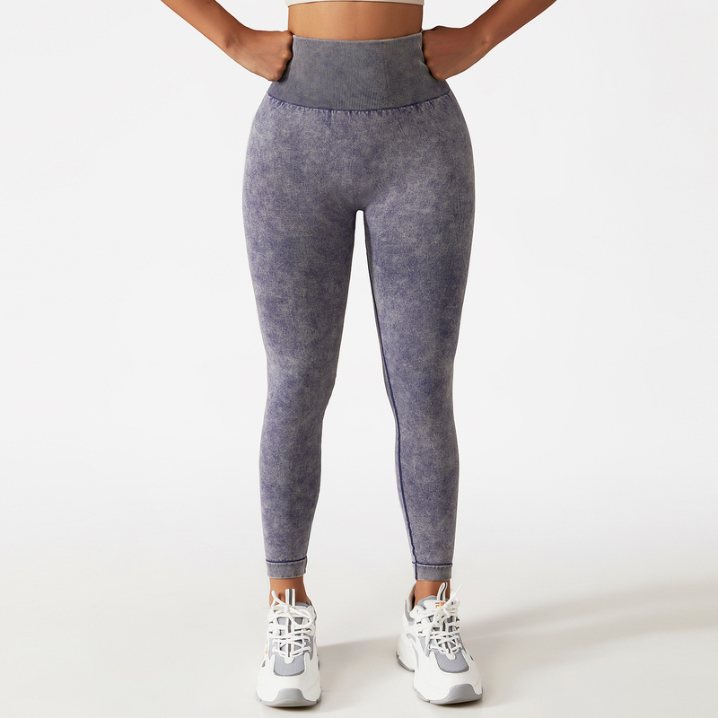 Seamless Acid Washed Work Out Legging