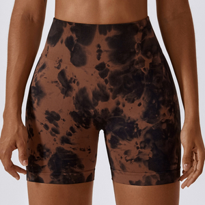 Seamless Tie-dye Scrunch Soft Active Shorts