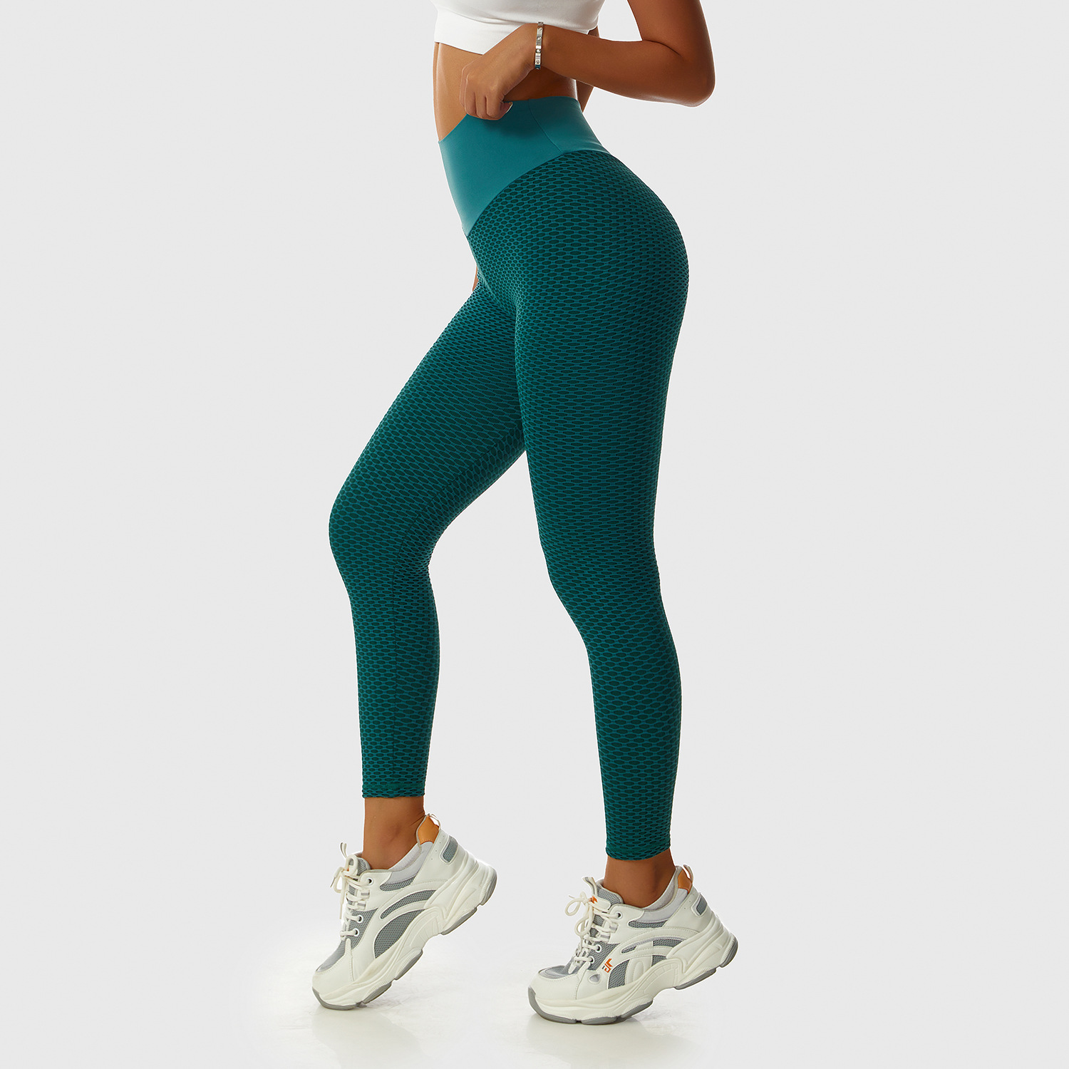 Seamless High Waisted Jacquard yoga Legging