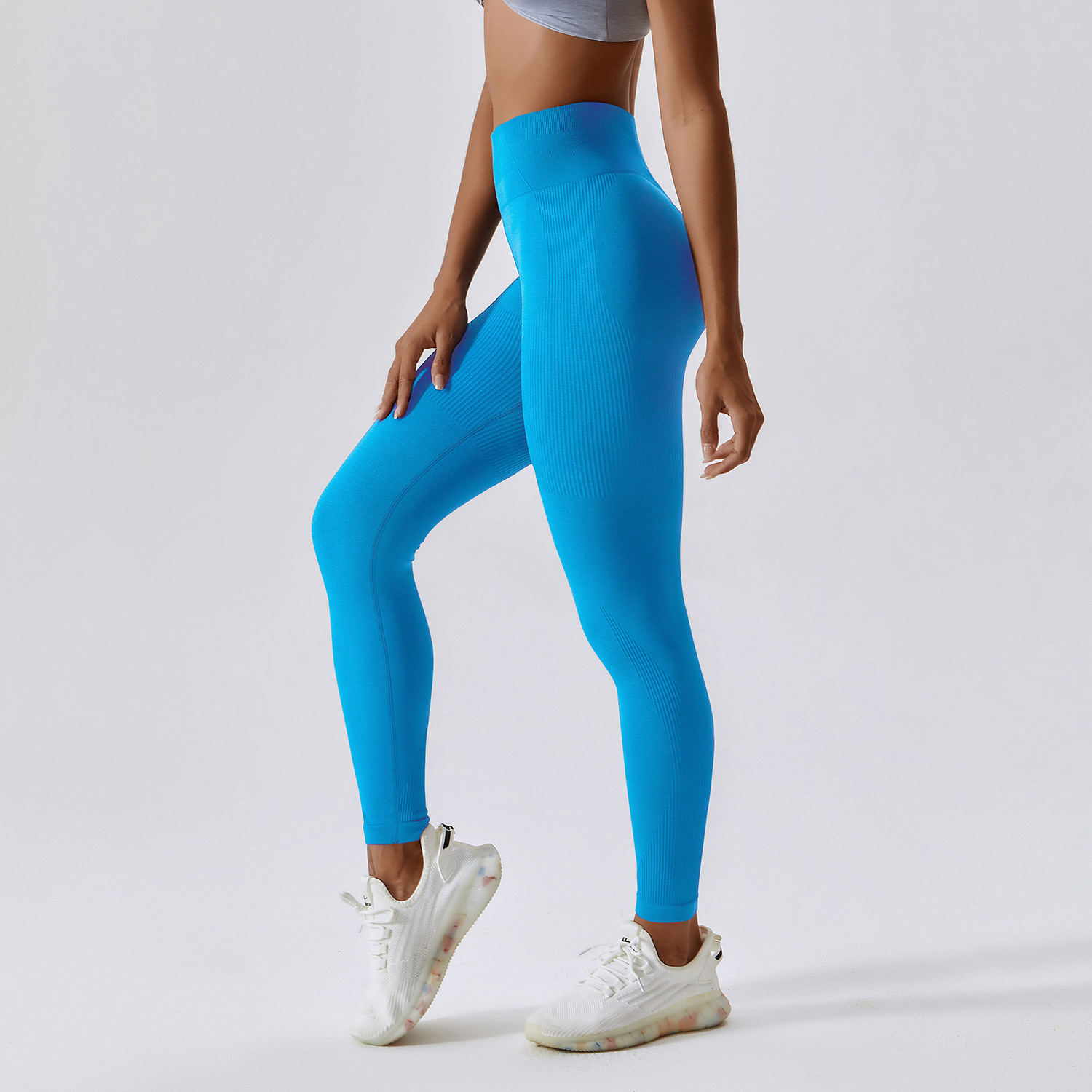 Seamless Pink Yoga Sport Legging