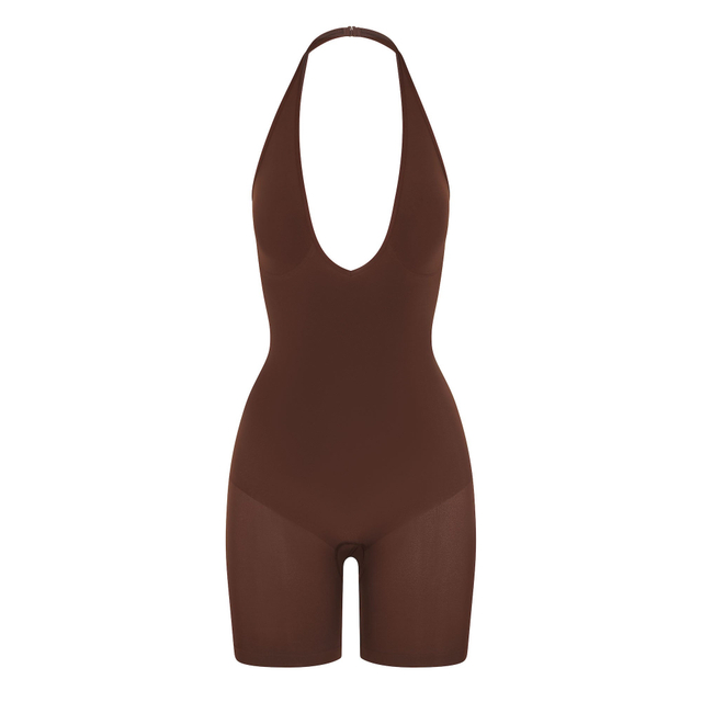 Premium Seamless Deep Plunge Short Yoga Bodysuit Wholesale OEM 