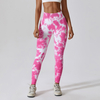 Seamless Manual Tie-dye Sport Legging