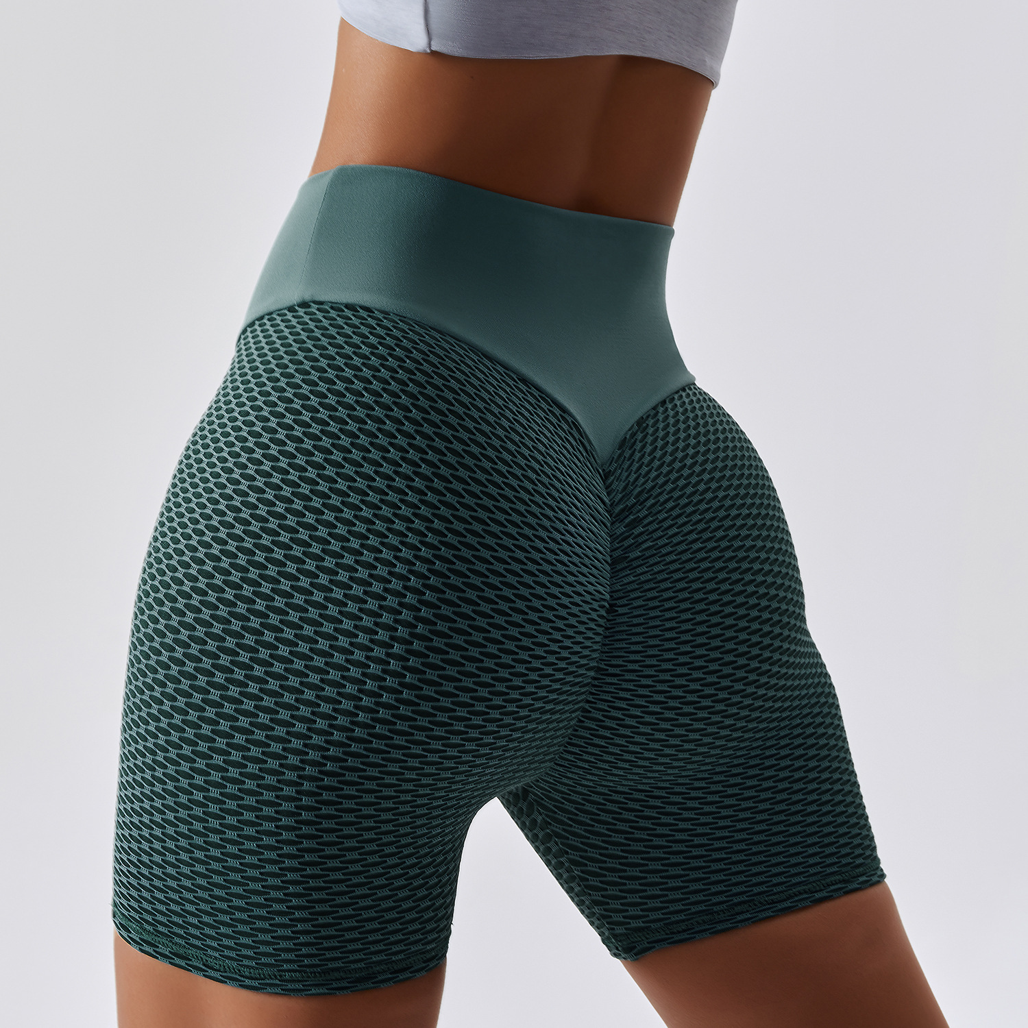 Seamless Yoga High-waist Quick-dry Shorts