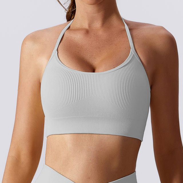 Seamless Ribbed Crop Tank for Women