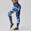 Seamless Manual Tie-dye Sport Legging