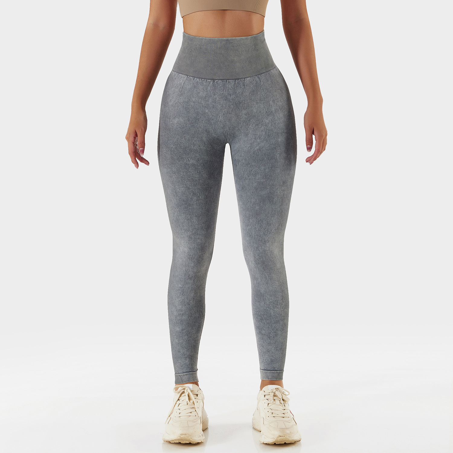 Seamless Acid Washed Work Out Legging