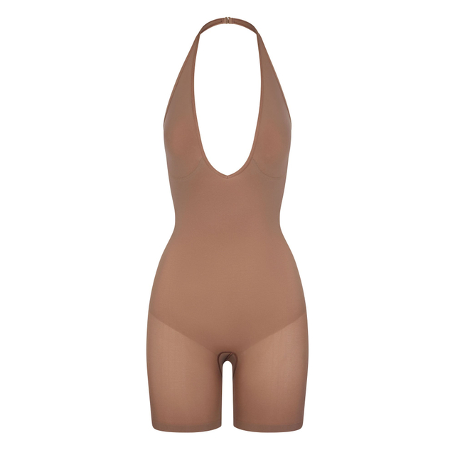 Premium Seamless Deep Plunge Short Yoga Bodysuit Wholesale OEM 