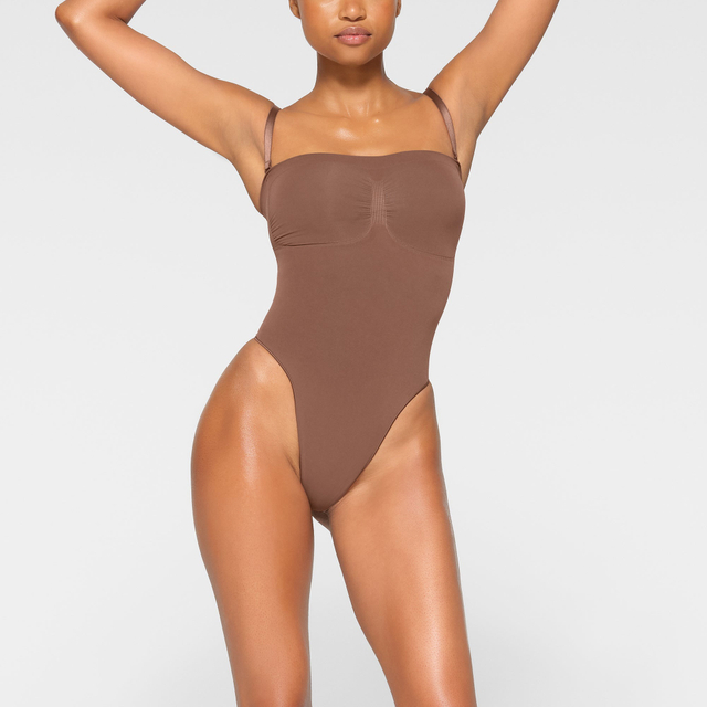 Santoni Seamless Strapless Bodysuit with Removable Straps