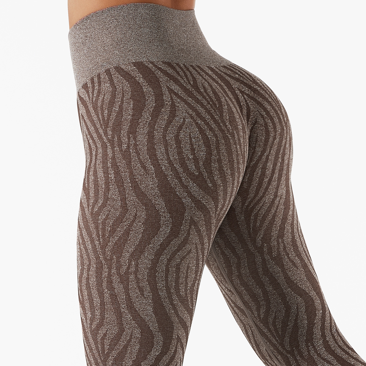 Seamless High Rise Zebra Legging
