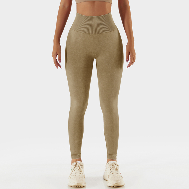 Seamless Acid Washed Work Out Legging