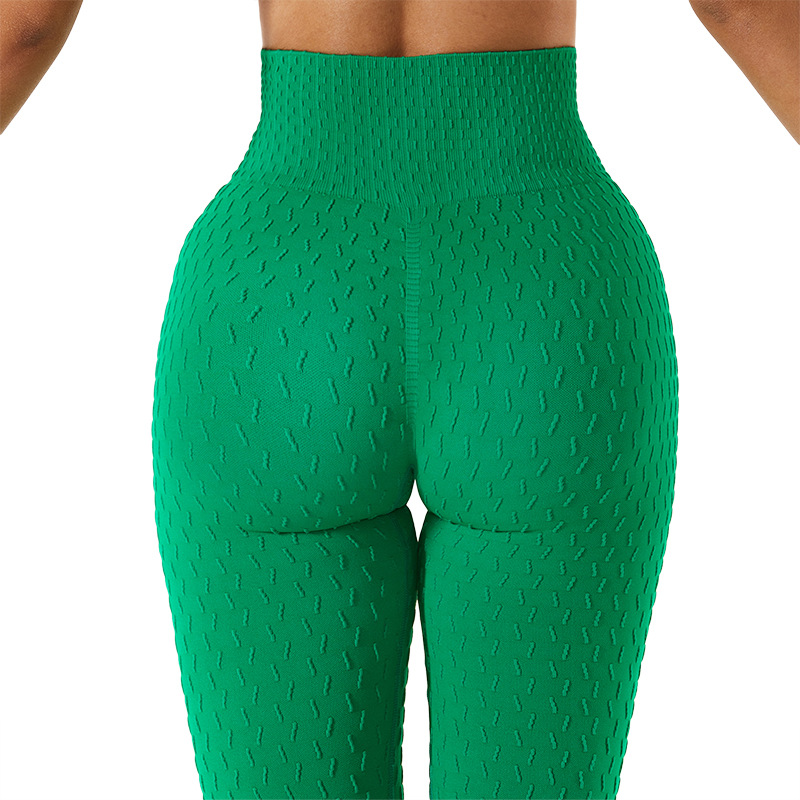 Seamless High Waisted Jacquard Work Out Legging