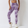 Seamless Manual Tie-dye Sport Legging