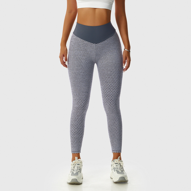 Seamless High Waisted Jacquard yoga Legging