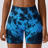 Seamless Tie-dye Scrunch Soft Active Shorts