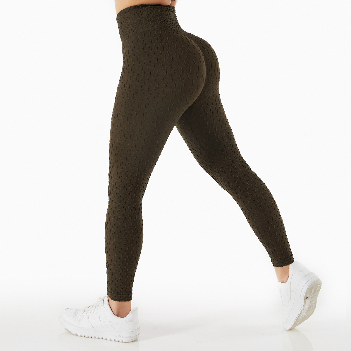 Seamless High Waisted Jacquard Work Out Legging