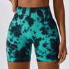 Seamless Tie-dye Scrunch Soft Active Shorts
