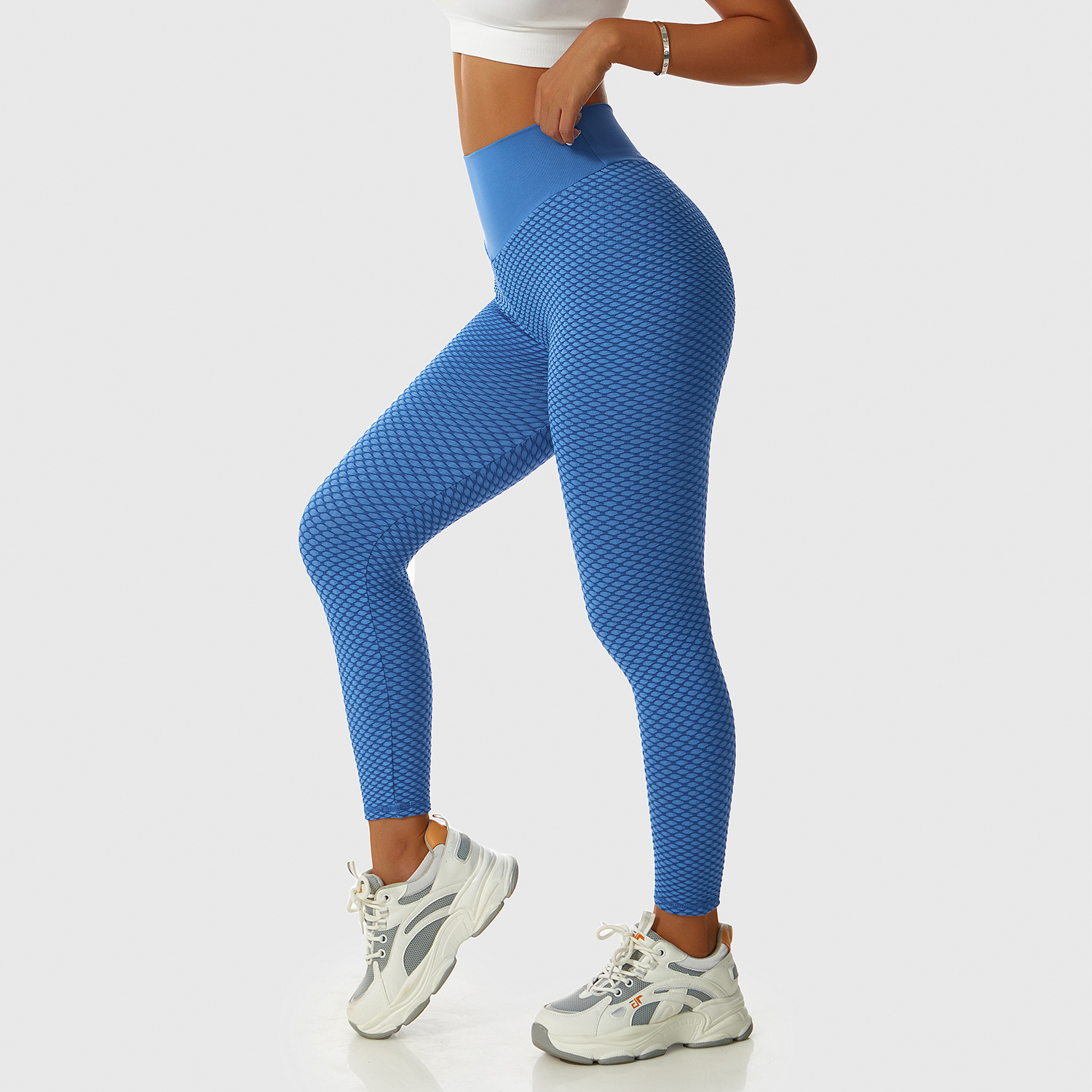 Seamless High Waisted Jacquard yoga Legging